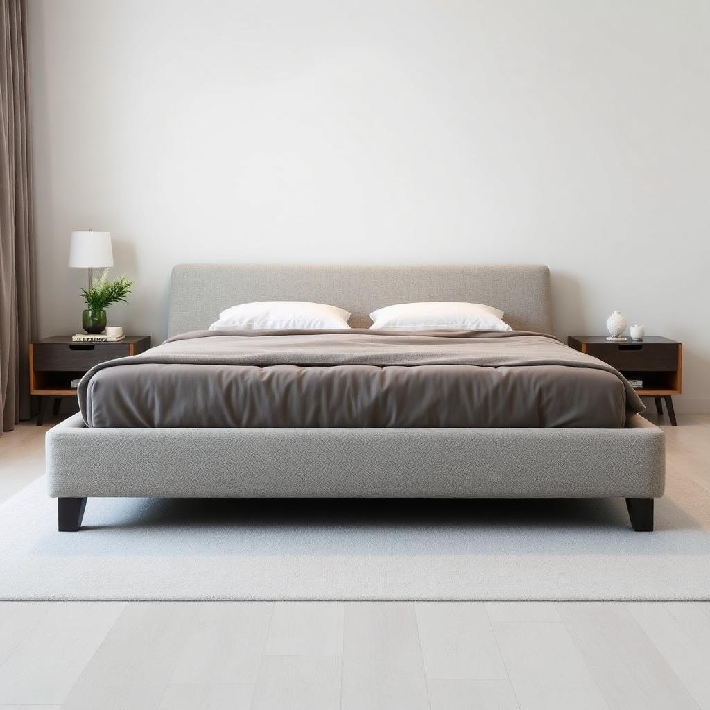 Upholstered bed frame / base — Mattresses & beds deep cleaning