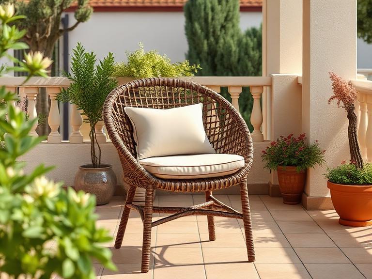 Outdoor chair — Terrace furniture deep cleaning