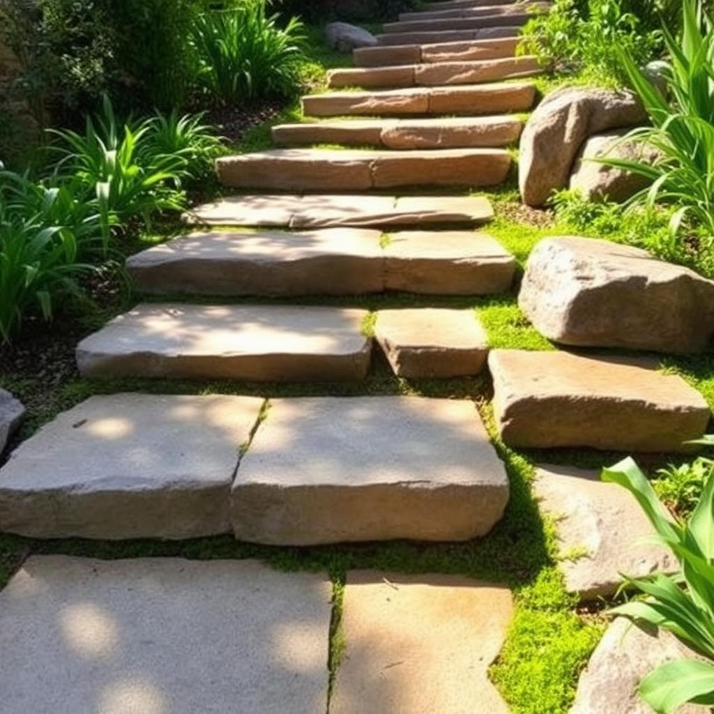 Garden paths & outdoor steps — Outdoor floors, paths & steps deep cleaning