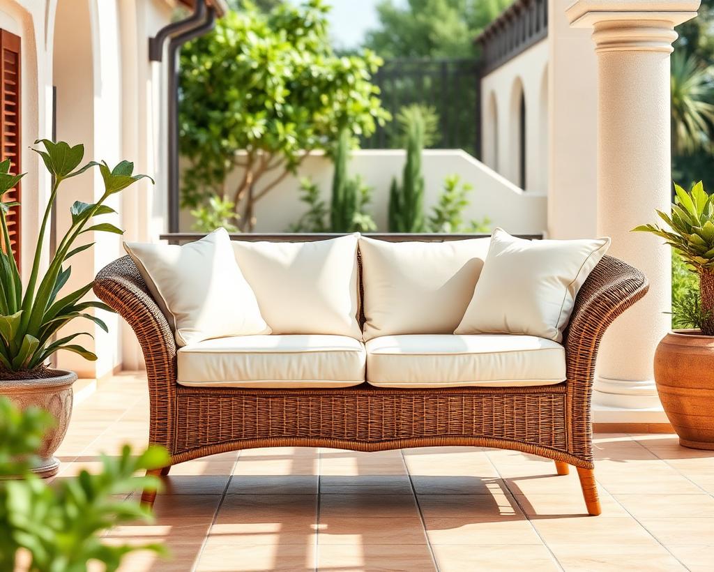 Terrace furniture — after cleaning